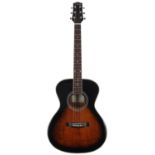 2014 Turner Guitars CLS-01E electro-acoustic guitar; Back and sides: laminated mahogany; Top: two-