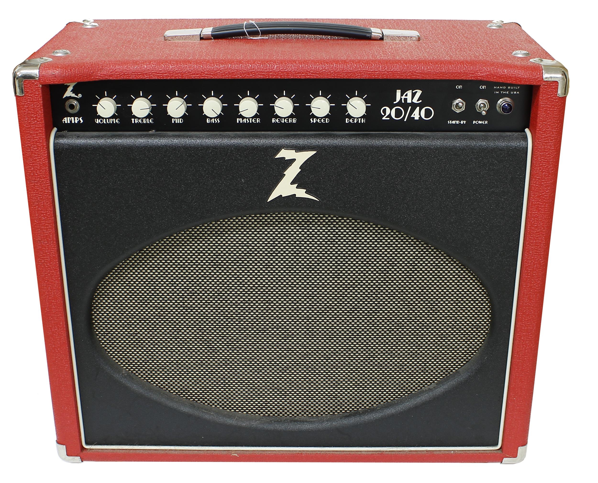 Dr Z Jaz 20/40 guitar amplifier 2 x 12 combo, made in USA, ser. no. T2909