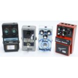 Electro-Harmonix Nano Screaming Bird treble booster guitar pedal; together with a Belcat DLY-503