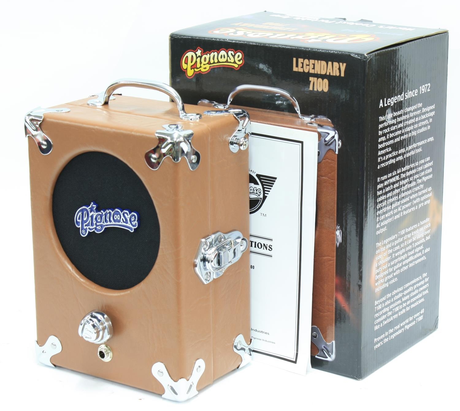 Pignose 7100 portable guitar amplifier, boxed