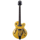 2003 Epiphone Wildkat semi-hollow body electric guitar, made in Korea; Body: antique natural