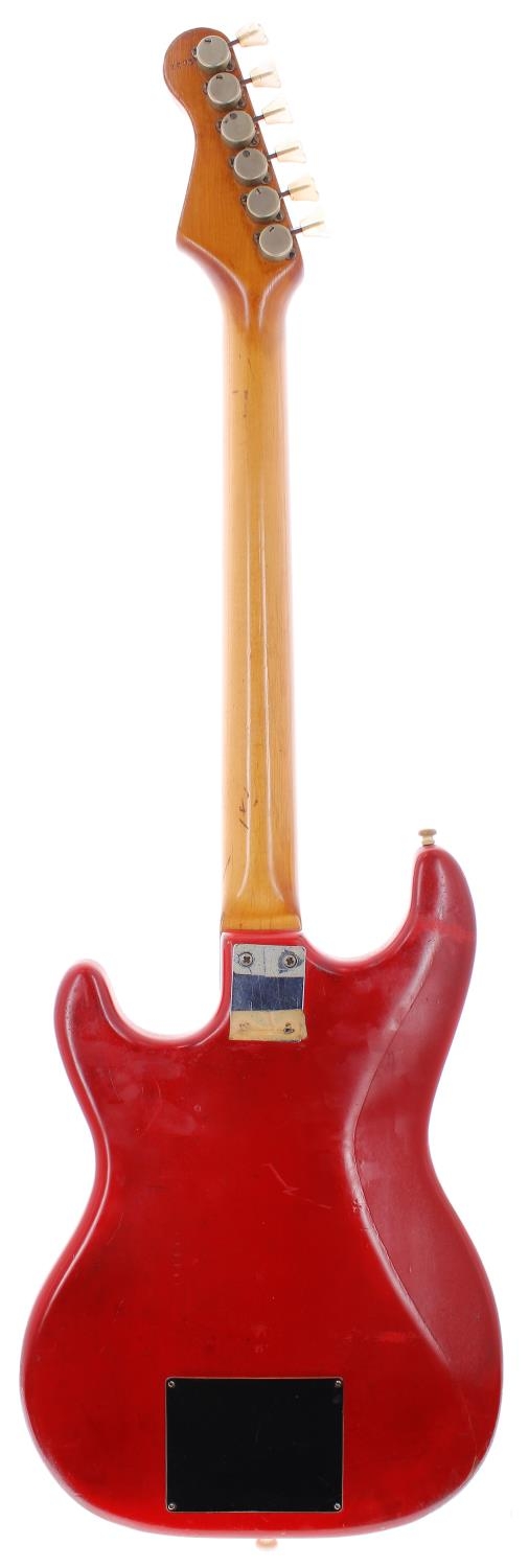 1960s Hofner Super Solid 3 electric guitar, made in Germany, ser. no. 2xx6; Body: red refinish ( - Image 2 of 2