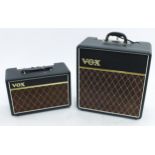 Vox AC4C1-12 guitar amplifier; together with a Vox Pathfinder 10 guitar amplifier (2)