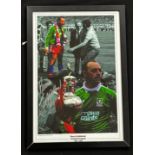 Bruce Grobbelaar (Liverpool Football Club)- autographed display, signed by Bruce Grobbelaar in