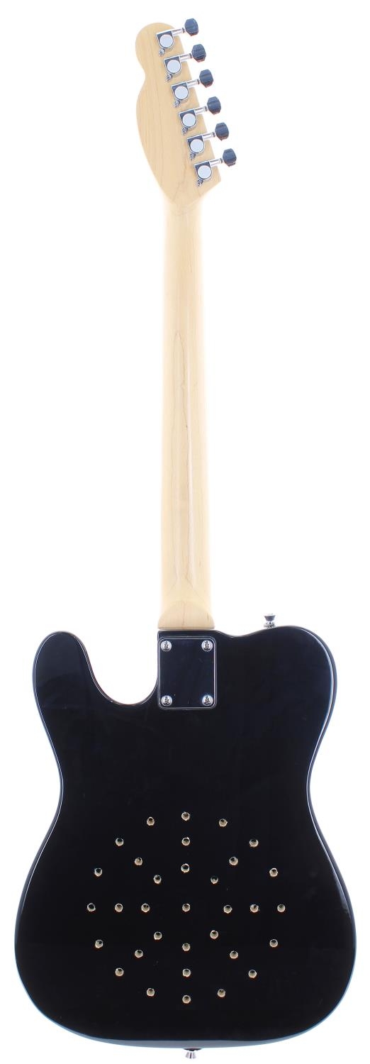 Sollophonic custom made Tele type electric resonator guitar; Body: black finish; Neck: maple; - Image 2 of 3