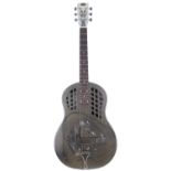 Regal RC-58TT tricone resonator guitar, made in China, circa 2005, ser. no. T05xxx4; Body: Texas Tea