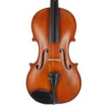 Good French J.T.L. violin labelled d'Apres J. Guarnerius and signed Thibouville Lamy on the label,