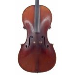 Good late 19th century violoncello labelled Neuner & Hornsteiner Mittenwald (Baiern 1886), the two