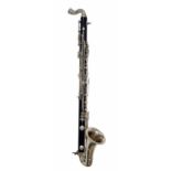 Alto clarinet by and stamped Leblanc, Paris, ser. no. 8567, case