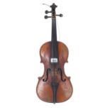 Early 20th century German violin, 14 1/16", 35.70cm