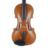 Good English violin by and labelled George Pyne, maker, London, Anno 1915, also inscribed G. Pyne,