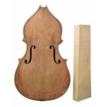 Interesting Italian swell back double bass body by Joseph (Giuseppe) Marconcini, Ferrara, 1805, with