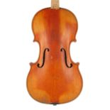 French violin circa 1910 labelled Antonio  Stradivarius..., 14 5/16", 36.40cm