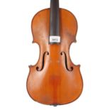 Good early 20th century violin, 14 1/8", 35.90cm