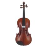 French violin circa 1910 labelled Nicolas Lupot..., 14 1/8", 35.90cm