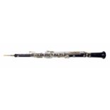 Oboe by and stamped Howarth, London, Made by Romeo Orsi, Milan, ser. no. 9837, case