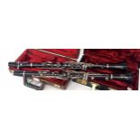 Two Boosey & Hawkes Imperial 926 clarinets, ser. nos. 508944 and 80485, one mouthpiece, both