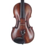 Interesting violin labelled Geo Batista Gabbriella fece in Firenze 1750; also stamped G.B.G.