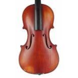 Violin labelled Jean Striebig, Maitre-Luthier, 8, Rue Estivant, Mirecourt (Vosges), no. ***, Annee