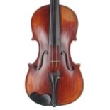 Fine English violin by and labelled William Robinson, Plumstead, London, A.D. 1924 no. 103; also