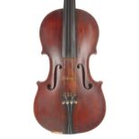 English violin by and labelled H. Simpson... 1919, 14 1/16", 35.70cm