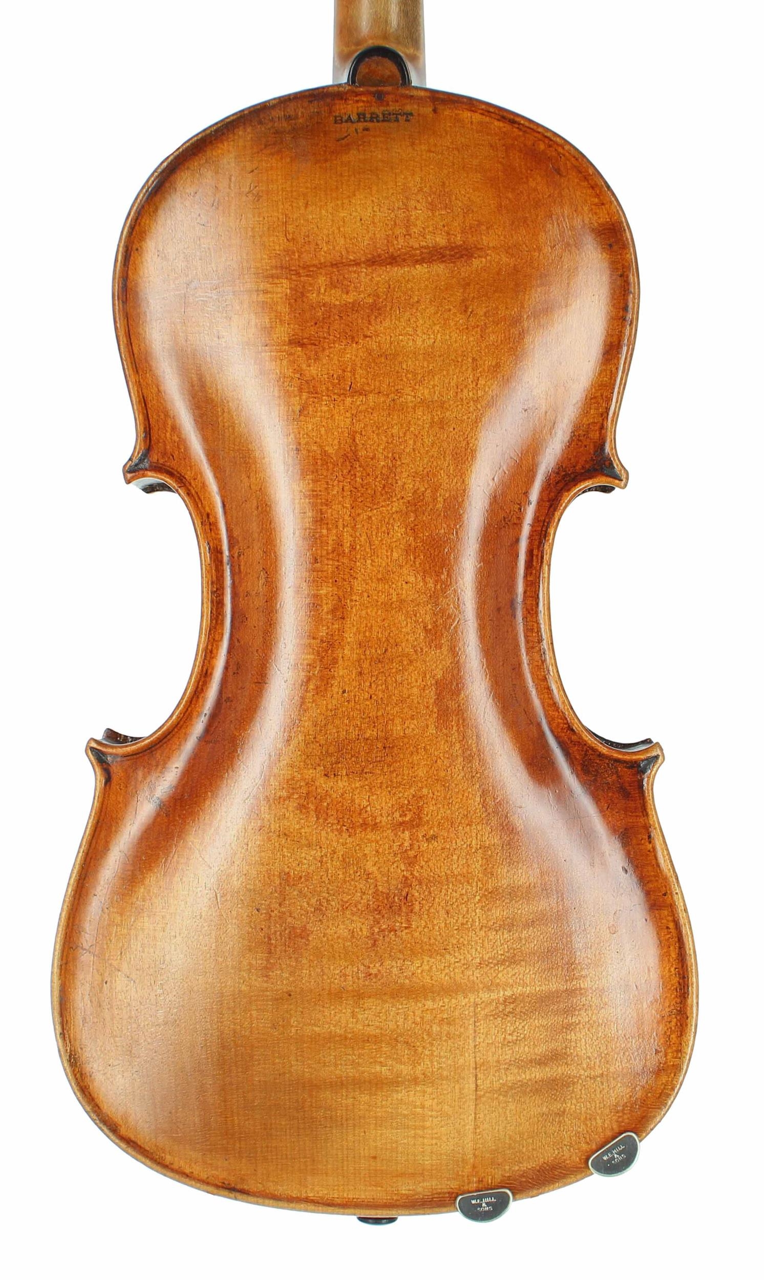 Interesting early 19th century violin with inked purfling and in need of restoration labelled John - Image 2 of 3