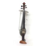 Good Stroviols four string violin with aluminium horn, original case