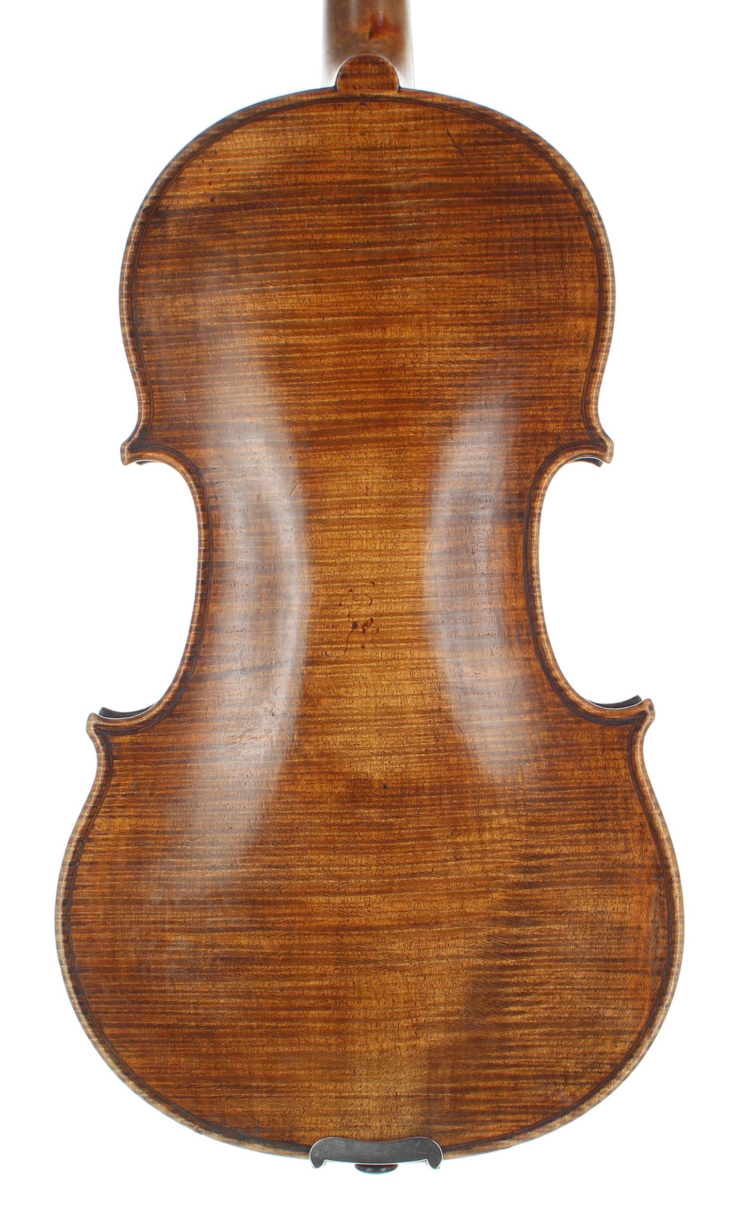 Late 19th century violin, probably French, 13 7/8", 35.20cm - Image 2 of 3