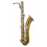 C.G Conn Ltd. 12M 'Crossbar' Baritone Saxophone, 1925, ser. no. M156704, case
