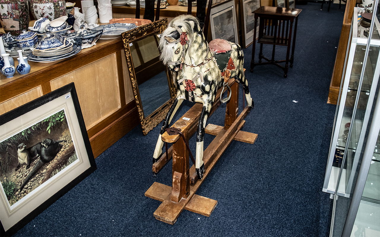 Antique Rocking Horse. Rocking Horse In - Image 2 of 2