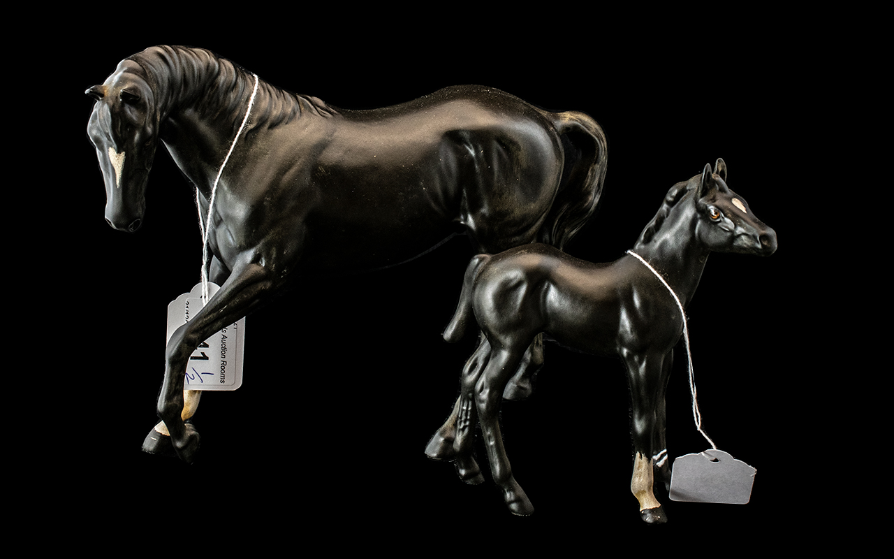 Beswick - Hand Painted Horse Figures of
