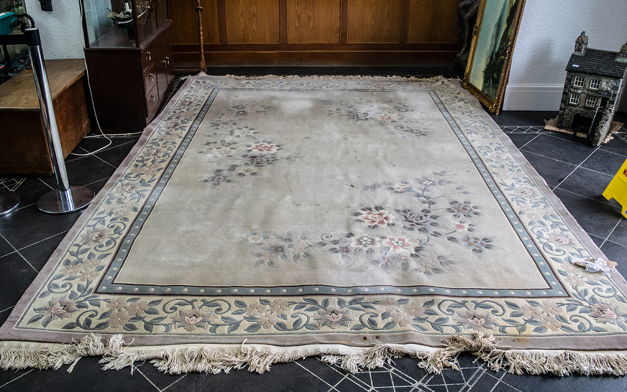 Large Room Size Kayan Rug in pastel colo