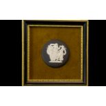 Wedgwood Small Wall Plaque on gold velve
