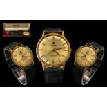 Gents 14ct Gold Roamer Pall Mall Wristwa