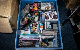 Box of CDs & DVDs, to include an assorted variety.