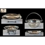 A Small Collection of Early 20th Century Silver Small Dishes ( 4 ) In Total.