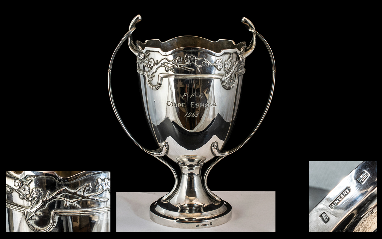 Chinese - Export Silver Presentation Cup, Gilt Interior, With The Mark of Sincere & Co Canton,