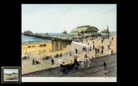 Tom Dodson 1910 - 1991 Artist Signed Ltd and Numbered Edition Colour Print - Titled ' Victoria Pier