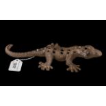 Large Cast Lizard. Cast Model of a Lizard. 11 Inches In length.