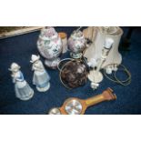 Collection of Lamp Bases & Shades,