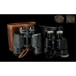 ( 2 ) Sets of Binoculars. Omega Field Binoculars In Fitted Case + Other Omega Binoculars 8 x 40.