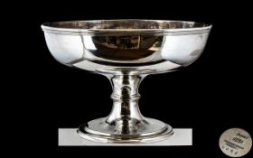 Victorian Period - Egerton Huge and Impressive Silver Plated Pedestal Bowl.