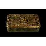 World War 1914 - 1918 Christmas 1914 - Start of War - Imperium Brass Tobacco Lidded Tin,