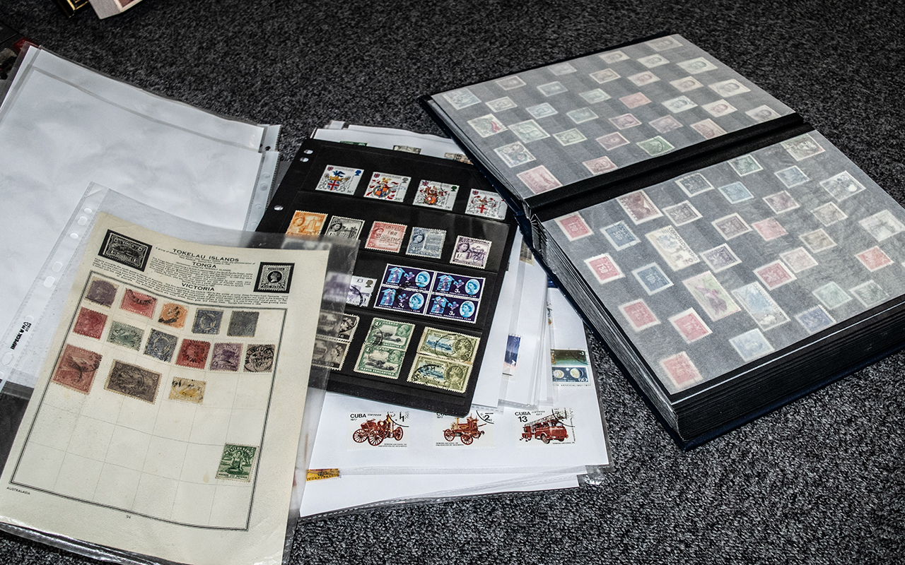 A Mixed Collection of GB Stamps, mostly 20th Century, various countries dating to 1910/20, - Image 2 of 3