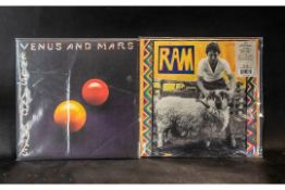 Beatles Interest - Paul McCartney Wings 'Venus & Mars' LP - UK Capitol label, original 1975 with all
