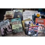 Collection of 16 Signed Military History Books, comprising Ground Truth by Patrick Bishop,