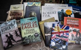 Collection of 16 Signed Military History Books, comprising Ground Truth by Patrick Bishop,