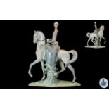 Lladro - Superb Quality and Impressive Hand Painted Porcelain Figure of Huge Proportions ' Female