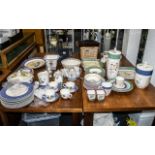 Wedgwood 'Sarah's Garden' Porcelain, over 70 items, to include large platter, large bowl,