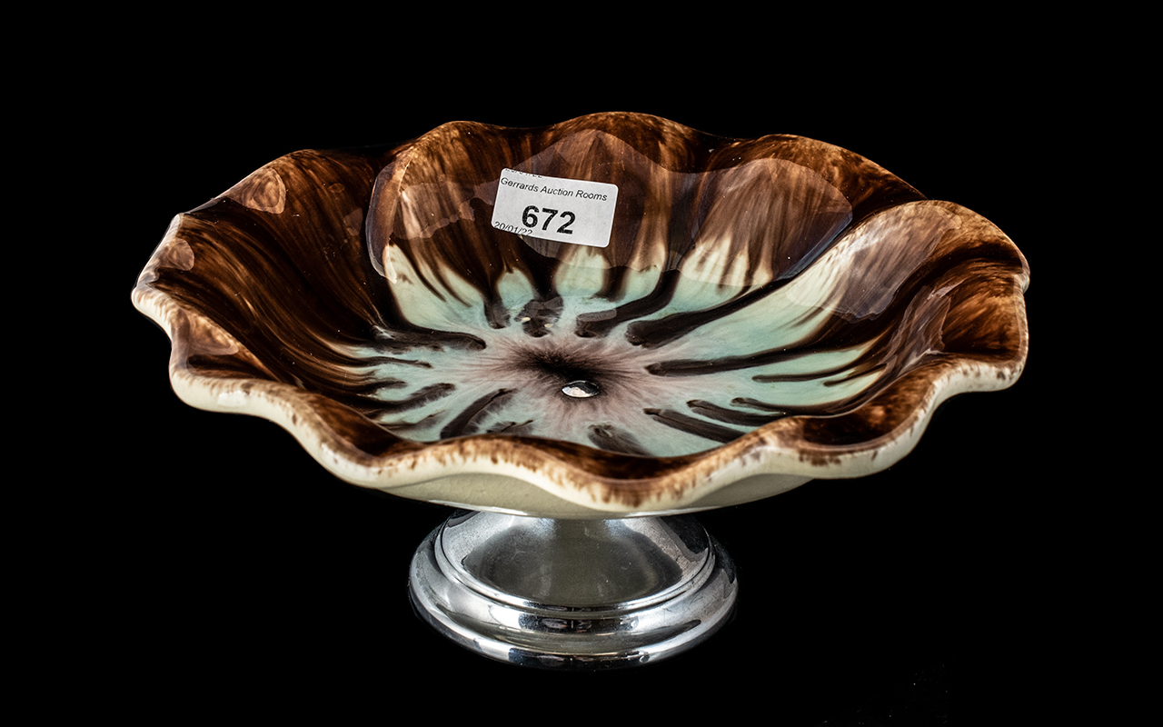 Mid Century bowl, no '429 Germany' stunning colours, beautiful centre piece. German Fruit Bowl No.